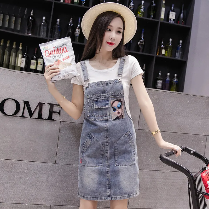 Летнее женское джинсовое платье сарафан комбинезон винтажное сексуальное