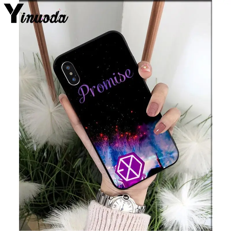 A10 Yinuoda Kpop exo DIY красивые аксессуары для телефонов, чехол для Apple iPhone 8 7 6 6S Plus X XS MAX 5 5S SE XR Чехол для мобильного телефона s - Цвет: A10