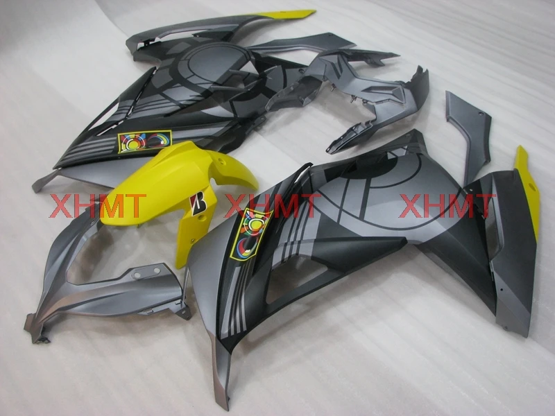 Обтекатели для EX300 2013 2015 Zx300r 13 14 Abs EX 300 Ninja матовые черные Серебристые серые