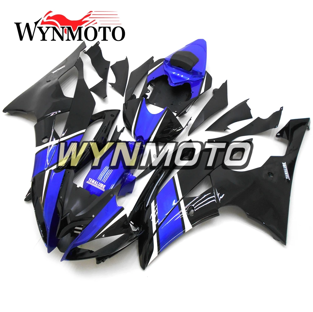 

Complete Fairings Kit For Yamaha R6 2008-2016 08-16 Year Injection ABS Plastics Frames Hulls Fittings Bodywork Black Blue Panels