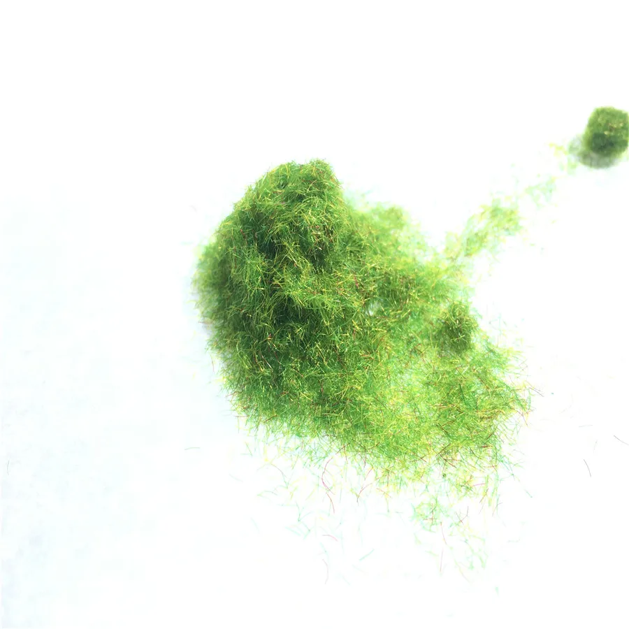 Популярная модель дерева, порошок из флока, желтая зеленая трава для строительства архитектурных моделей, 30 г