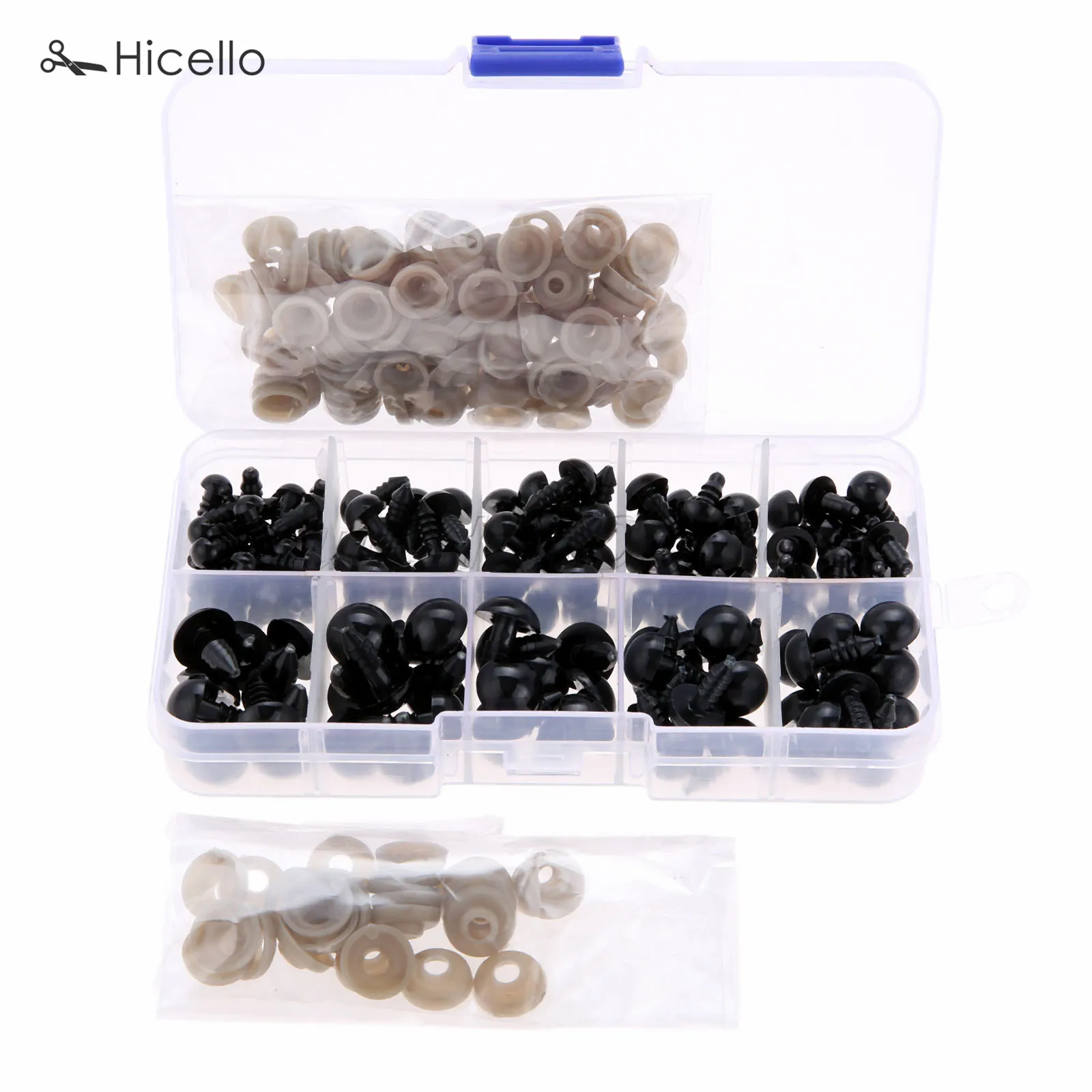 142 комплекта/коробка пластиковые защитные глаза 3D аксессуары ручной работы