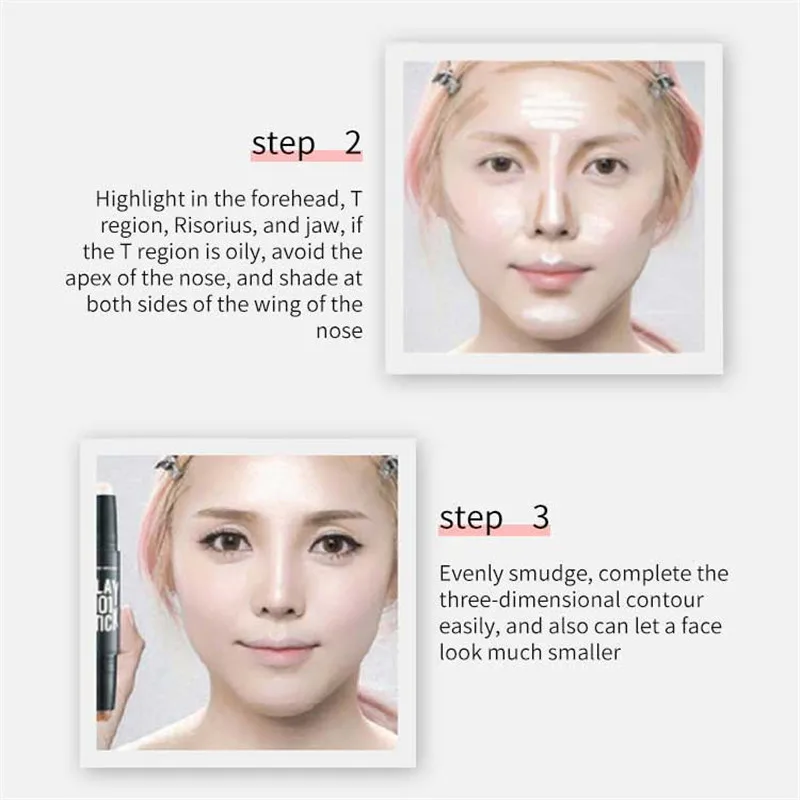 18 г кремовый контурный матовый бронзатор маскирующий карандаш