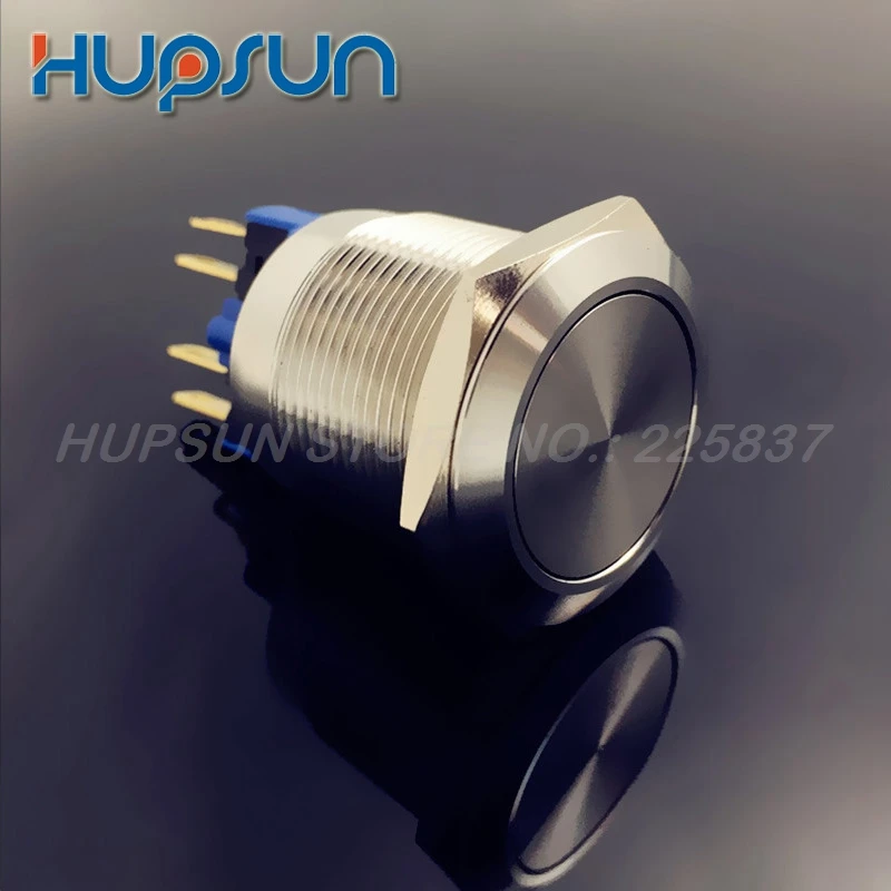 3 шт. водонепроницаемая кнопка мгновенного запуска из нержавеющей стали 22 мм