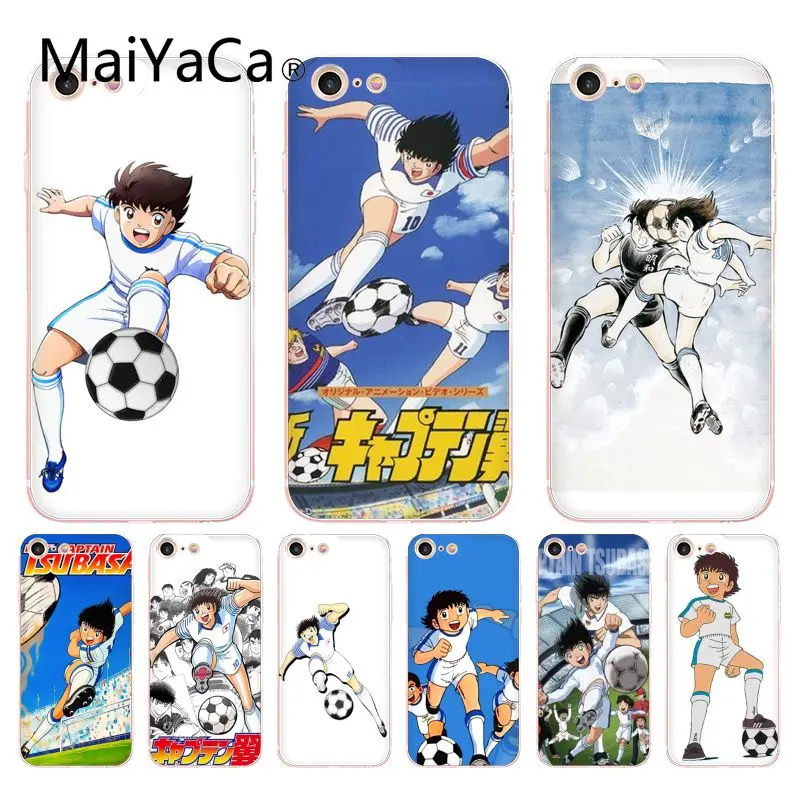 Чехол MaiYaCa для iphone 7 Captain Tsubasa Ozora Genzo Football чехол iPhone 8 6 6S Plus X XS XR XSMAX|Чехлы-накладки| |