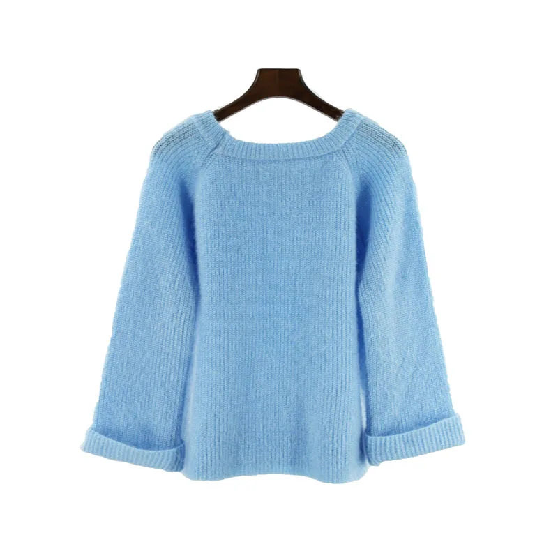 2019 новый толстый свитер свободный короткий студенческий колледж ветер с