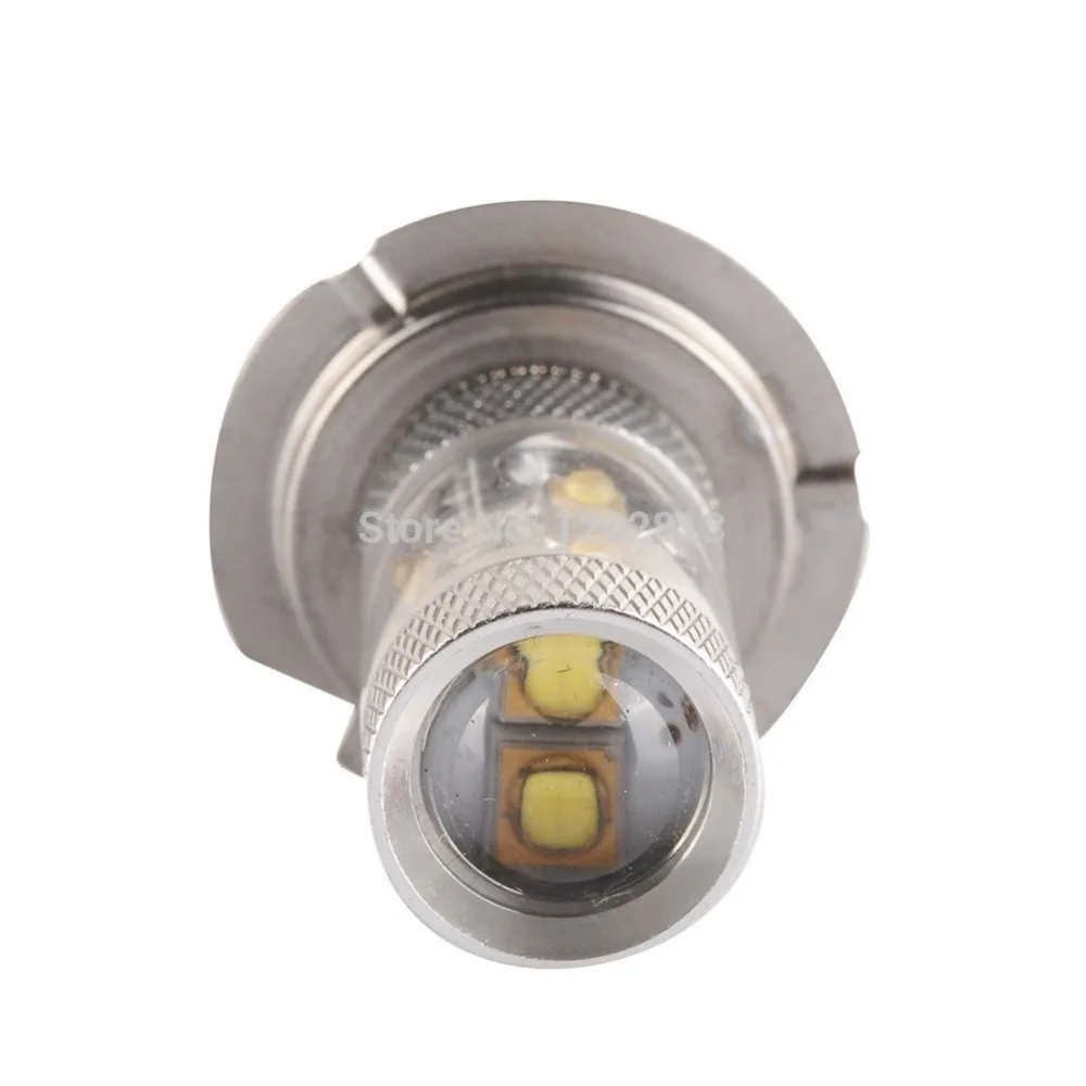 2 шт. супер яркий 12V 24V 50W CREE LED чипов H7 PX26D светодиодный Белый туман светильник лампы
