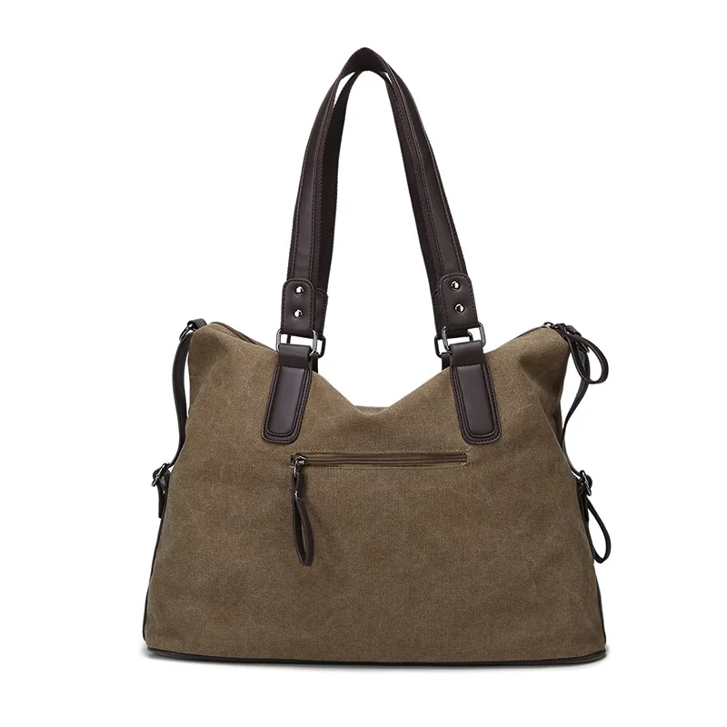 Высокого Качества Мужчины Случайные Сумка Толстый Холст Ткань Модные Сумки