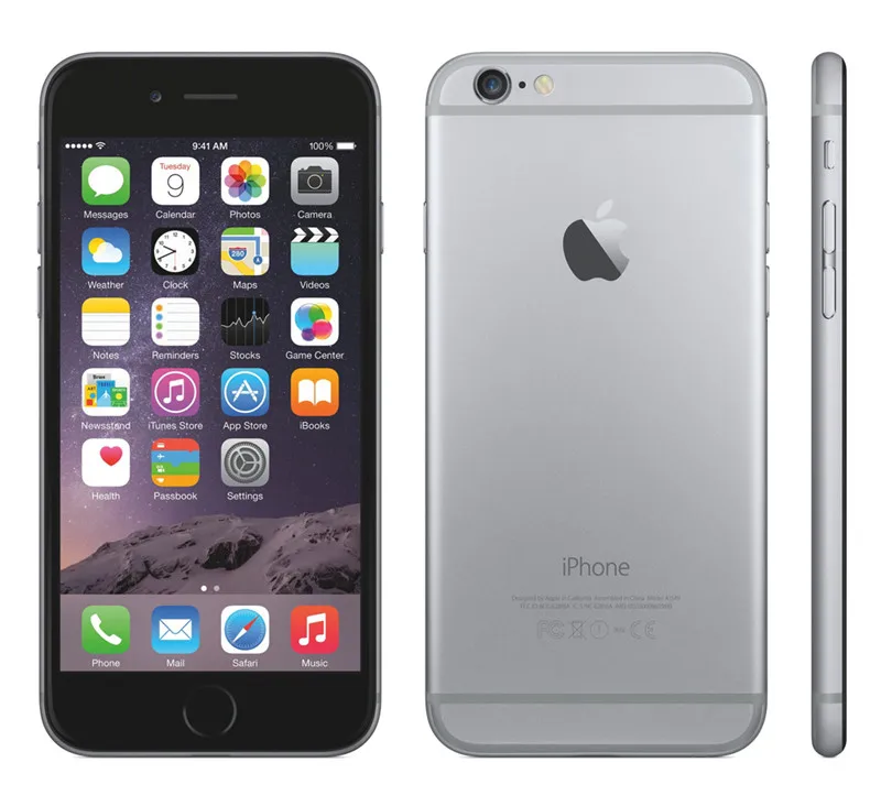 Apple iPhone 6S Plus заводской разблокированный мобильный телефон 4G LTE 5," двухъядерный A9 12MP ram 2GB rom 16 GB/64 GB сотовый телефон