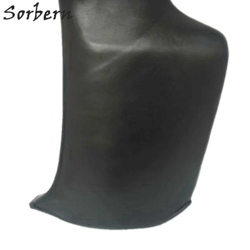 Sorbern пользовательские короткие ботинки без Heelless сексуальные фетиш на высоком