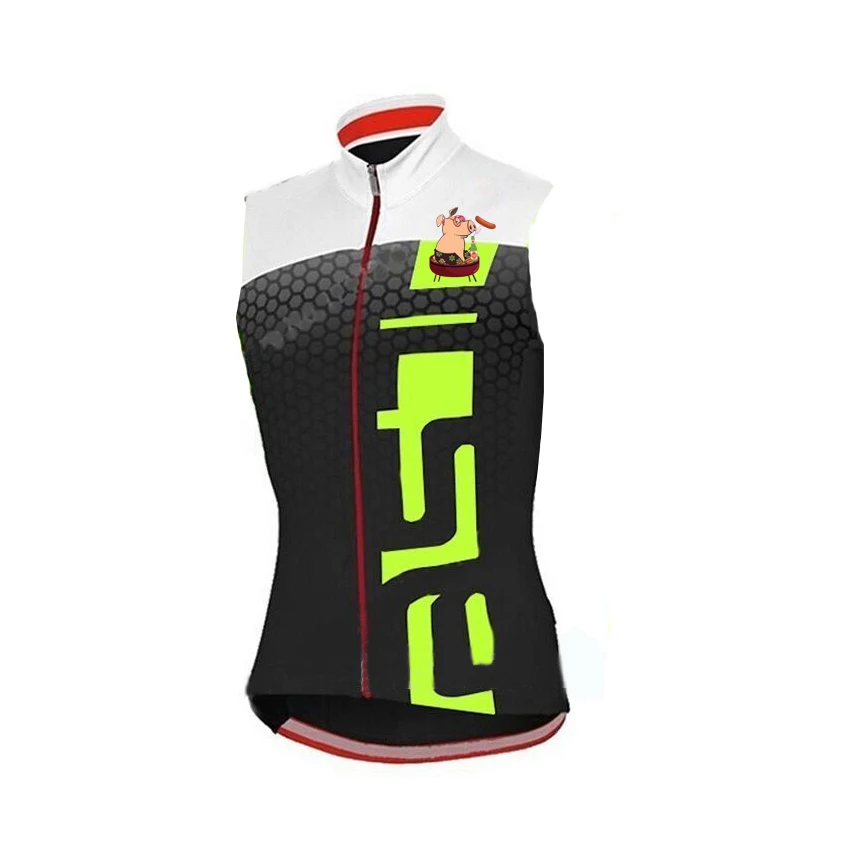 only vest Свинья милый дизайн ropa Джерси Майо для велоспорта ciclismo велосипедная одежда велосипедная рубашка велосипедная одежда гоночная одежда задние карманы - Цвет: only vest