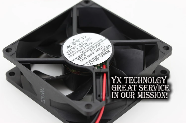 NMB Оригинальный Новый 3110KL-05W-B30 8025 8 см 24 В 0.10A ультра-прочный приводной вентилятор