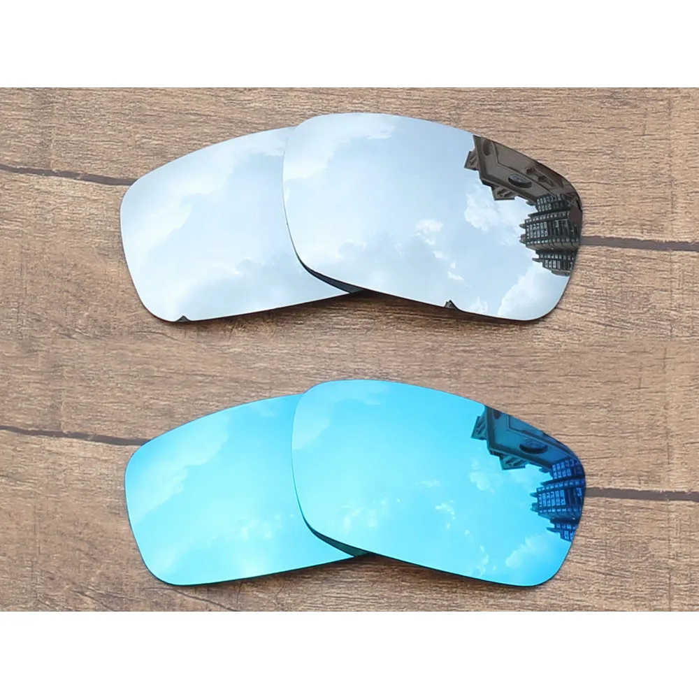 

Vonxyz 2 пары зеркальные и хромированные поликарбонатные Сменные линзы для-оправа коленчатого вала Oakley