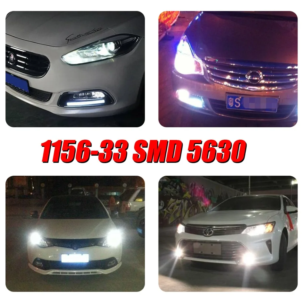 12V S25 1157 33SMD 5630 белый светодиодный светильник для салона автомобиля лампа