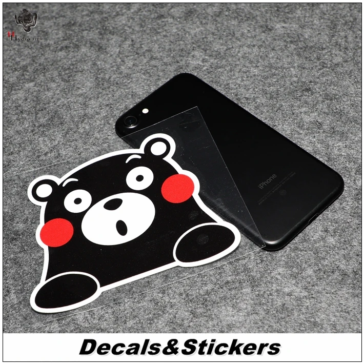 Фото Милые Мультяшные Светоотражающие модифицированные наклейки NO.L111 Kumamon 3M, автомобильный шлем, водонепроницаемые Переводные картинки MOTO GP для... №3