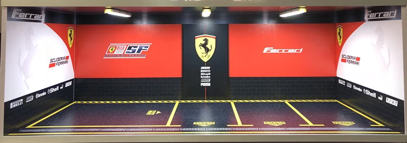 1:18 имитационная модель автомобиля из сплава, модель подземного гаража, автостоянка, модель сцены, игрушка, Пылезащитная витрина