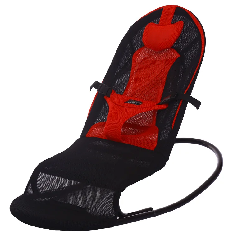 Baby Cradle Baby Rocking Chair Children's Lounge Chair Indoor Cradle Summer Baby Comforting Rocking Chair