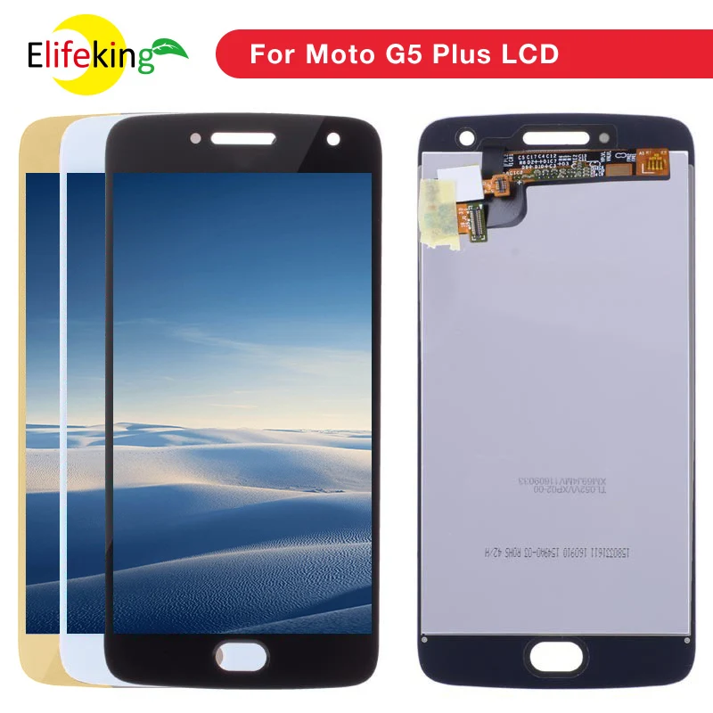 IPS ЖК дисплей 5 2 дюйма для Motorola Moto G5 Plus XT1685 сенсорный экран дигитайзер стекло в