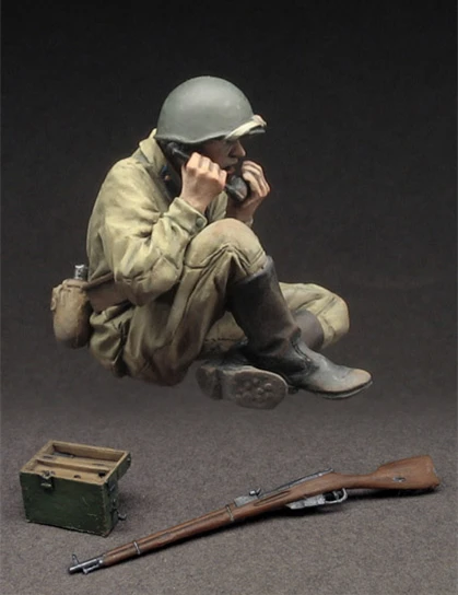1/35 модельная фигурка из смолы набор 108 красных армейских фигурок разобранный
