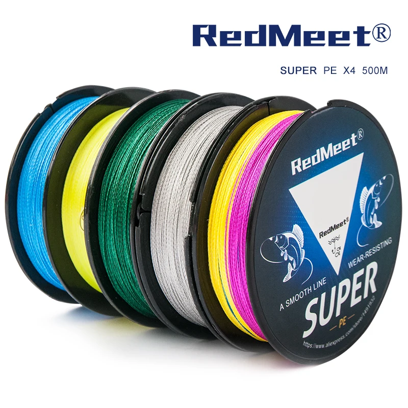 500 м супер ПЭ плетеная рыболовная леска 4 нити мультифиламентные рыболовные лески