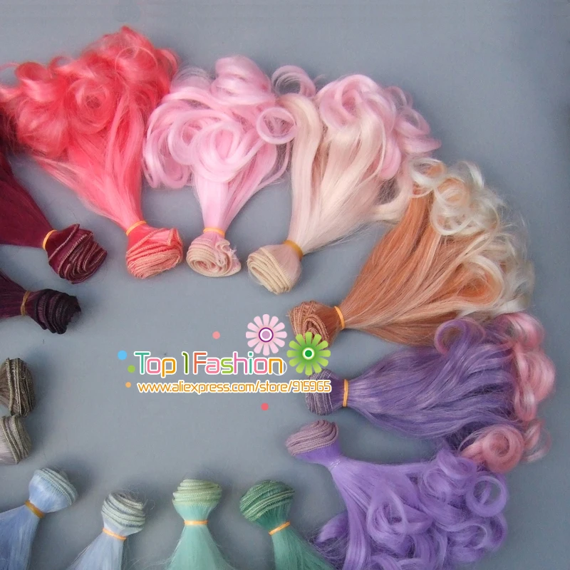 1 шт. 15 см refires курчавый BJD кукольные волосы для 1/3 1/4 OD OB AD BJD diy кукольные парики