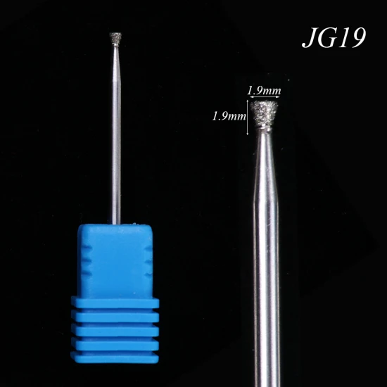 JG19 1 шт. алмазные сверла для ногтей, электрические напильники, фрезы для кутикулы, маникюрные аксессуары для педикюра, инструменты для дизайна ногтей, TRJG18-31 - Цвет: JG19