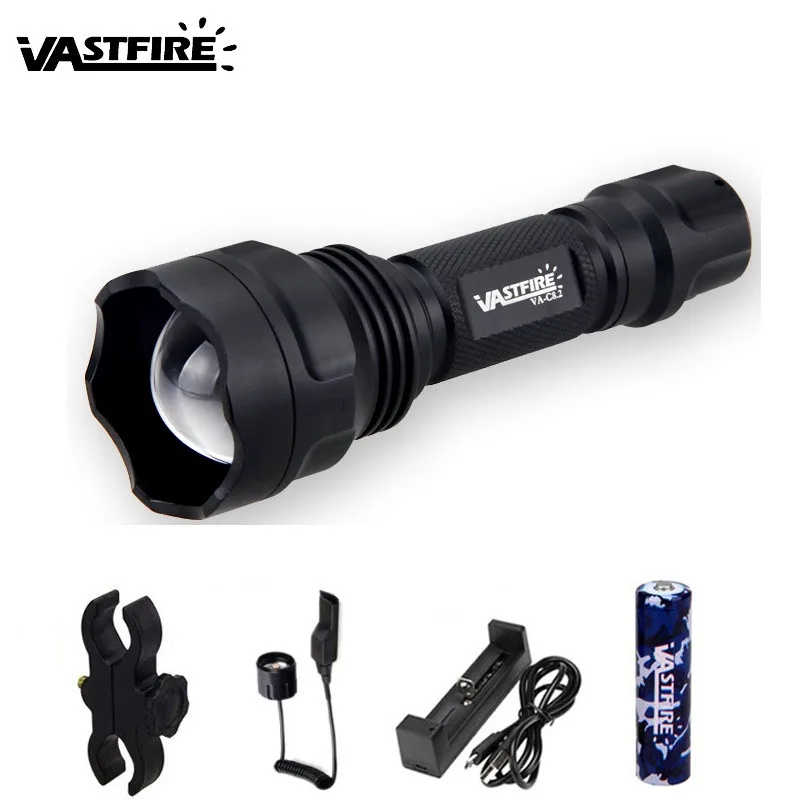 Package C VASTFIRE IR 940nm 7 Вт ночного видения Инфракрасный зум светодиодный зум охотничий флэш-светильник для использования с устройством ночного видения - Испускаемый цвет: Package C