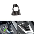 Автомобильная Центральная панель переключения передач из углеродного волокна, базовая Накладка для BMW 3 4 серии F30 F32 2013 2014 2015 2016 2017 2018