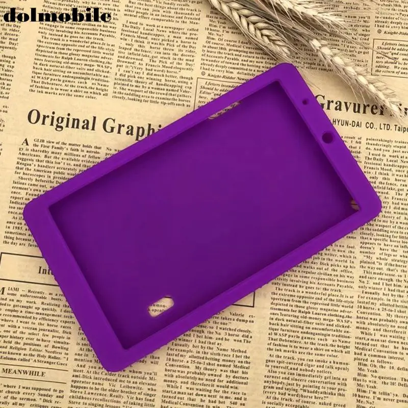 Capa de Silicone para Huawei Tablet + Caneta Dolmobile Macio Volta Case Mediapad 7.0 Bg2-w09 Honor Play Pad 2 7 Stylus t3 Tpu