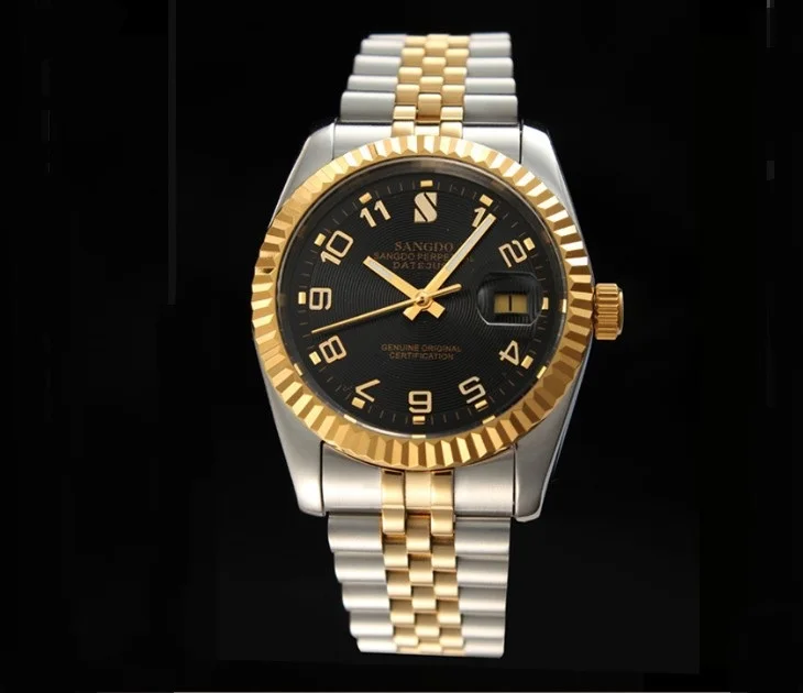 Деловые часы с автоподзаводом 37 5 мм мужские высококачественные механические