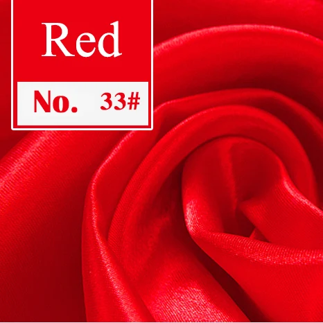 Оптовая продажа 10 м/лот шелковая атласная ткань из полиэстера для свадеб