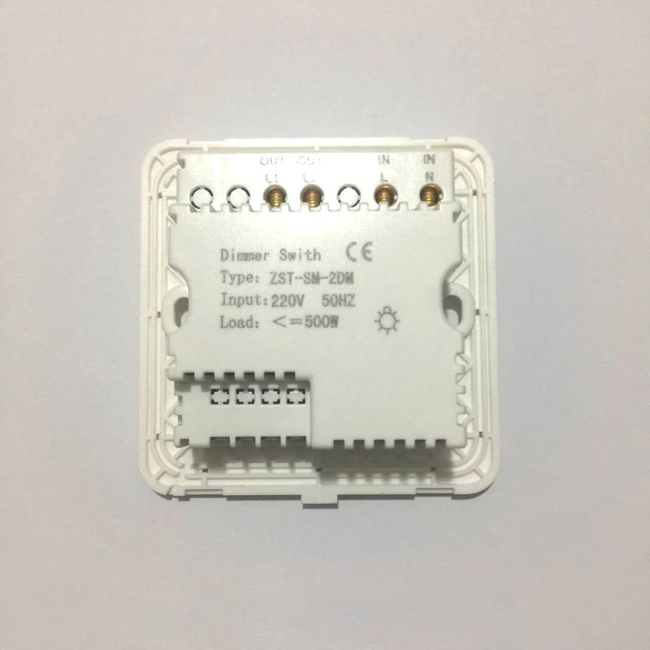 110 V-250 V светодиодный смарт диммер переключатель Wallpad Золотой Стекло сенсорный