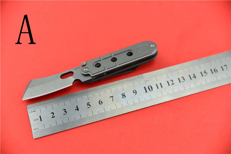 Jufule yidu Мини Складной нож настоящие S35VN лезвие TC4 Titanium ручка карман Ножи кемпинг