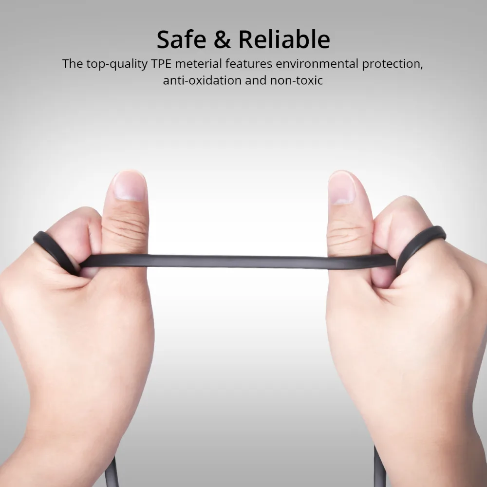 FONKEN Лапша USB Type C кабель Type-C зарядный 2128AWG 3A быстрое зарядное устройство шнур