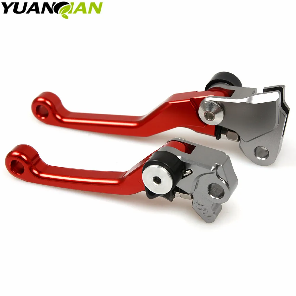 Красные рычаги поворотного тормоза CNC для Honda CRF250R CRF450R CRF 250R 450R 2007 2008 2009 2010 2011 2012 2013