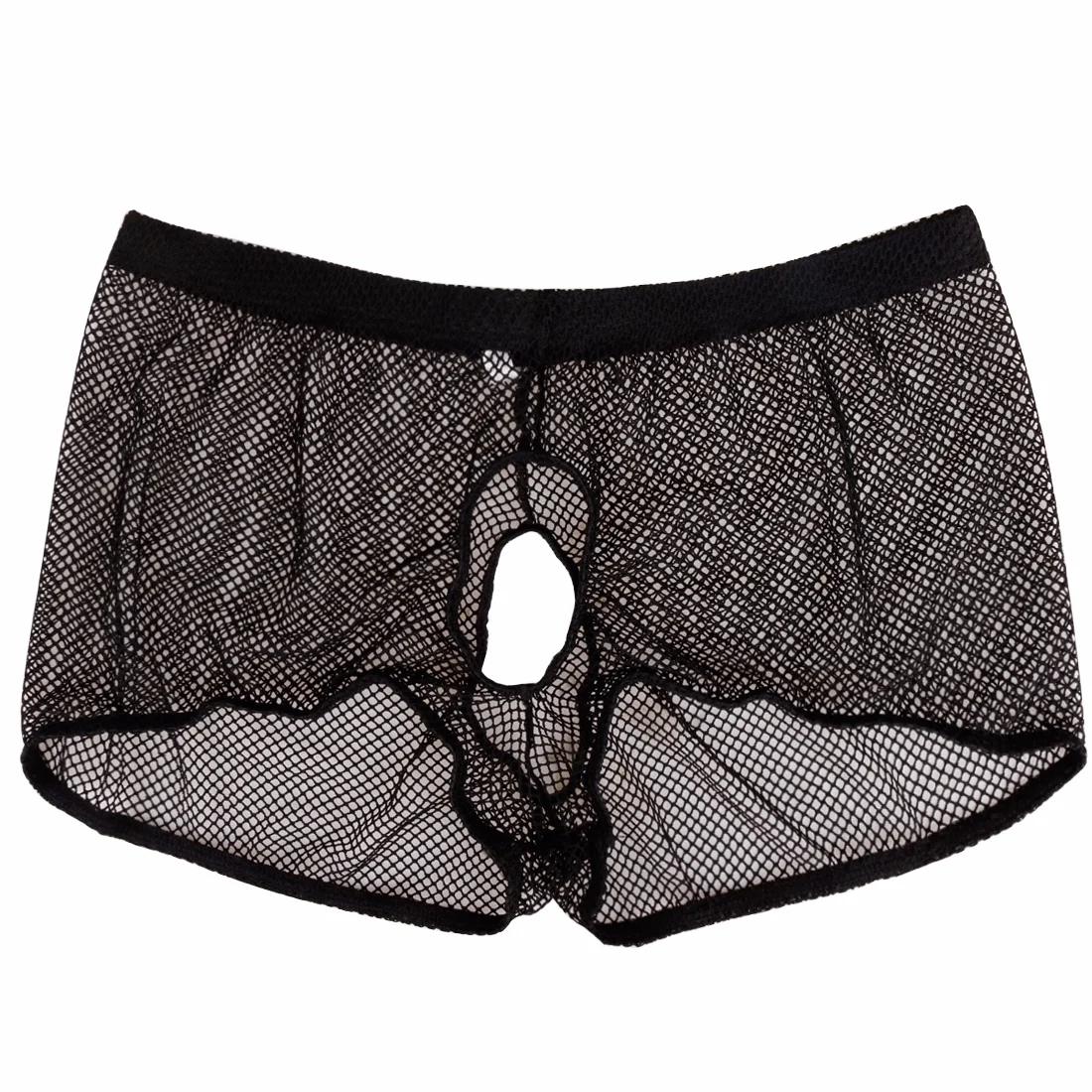 Мужское нижнее белье сетчатые боксеры трусы бикини сексуальные полупрозрачные с