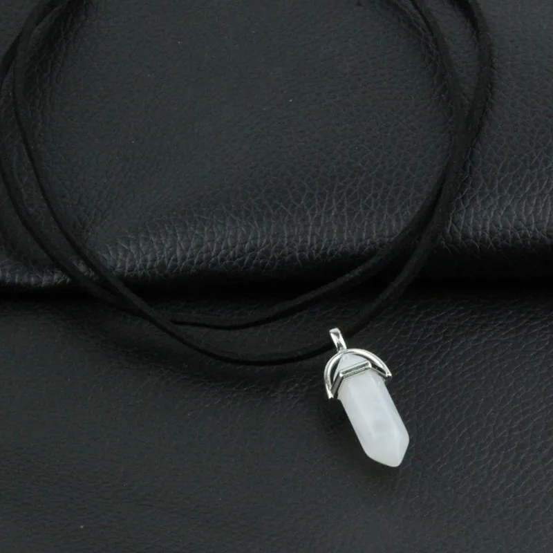 X231 черные кожаные опаловые ожерелья Чокер Модные для вечерние украшения Лучшие