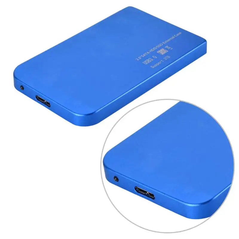 Корпус HDD 2 5 дюйма USB 3 0 Ультра тонкий SATA SSD жесткий диск Док станция корпус Высокая