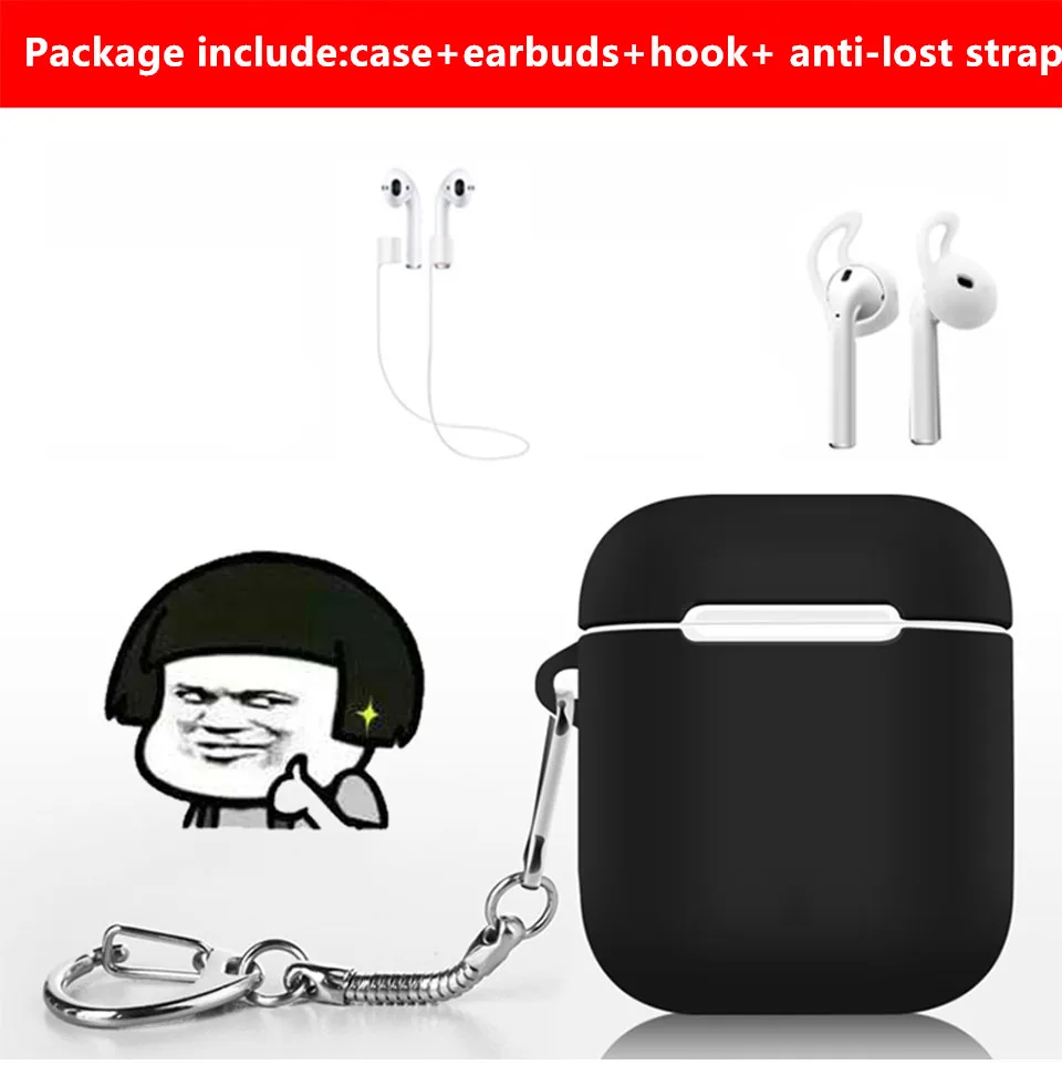 Мультяшный чехол в стиле Марвел для Apple Airpod аксессуары для airpods DIY пылезащитный чехол для наушников с Bluetooth