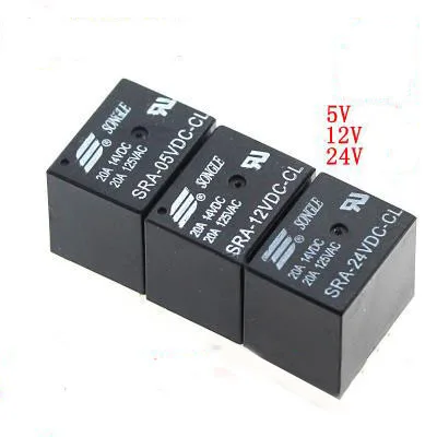1 шт. Новое реле Φ 5 в 12 В 24 20A 5PIN T74 | Обустройство дома