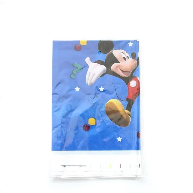 Mickey 108*180 см Красавица и Чудовище одноразовая скатерть полиэтиленовая скатерть для День рождения украшения скатерть на стол - Цвет: Mickey
