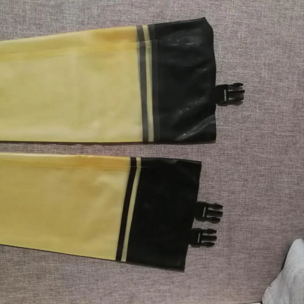 Прозрачные латексные колготки соблазнительные длинные носки размер L