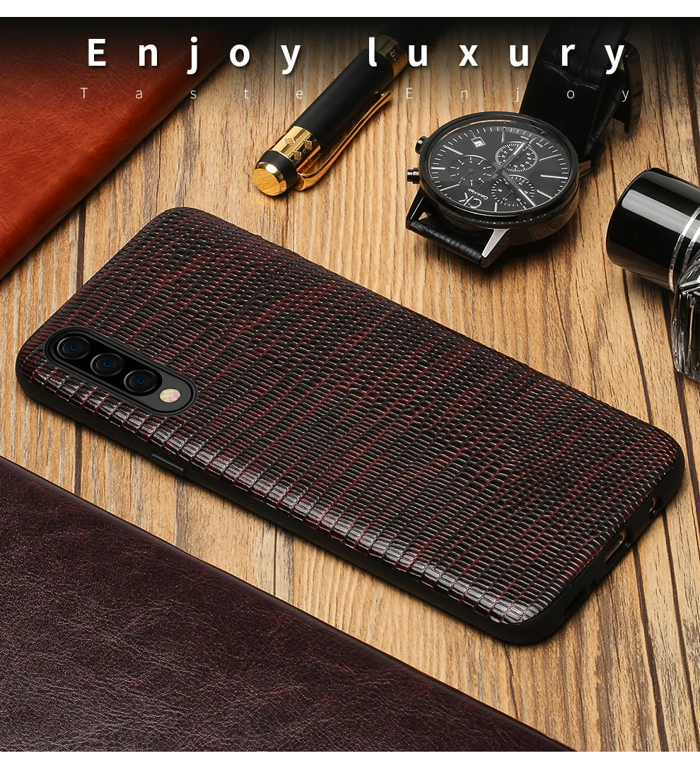 Роскошный чехол из натуральной кожи для samsung s10 plus, чехол для телефона s8 s9, Противоударная задняя крышка для samsung A70 A50 A7 note 9, чехол