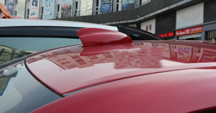 Posbay AM антенны черный/белый/серебристый/синий/красный/серый/Золотой плавник акулы супер-антенна FM усилитель сигнала украшение на крышу автомобиля
