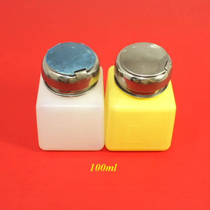 100/200 мл Пластик PE анти статический пустой Алкогольная бутылка жидкости для