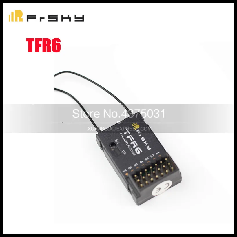 Оригинальный FrSky TFR6/TFR6 A FCC 2 4 GHz 7 канальный приемник для радиоуправляемого