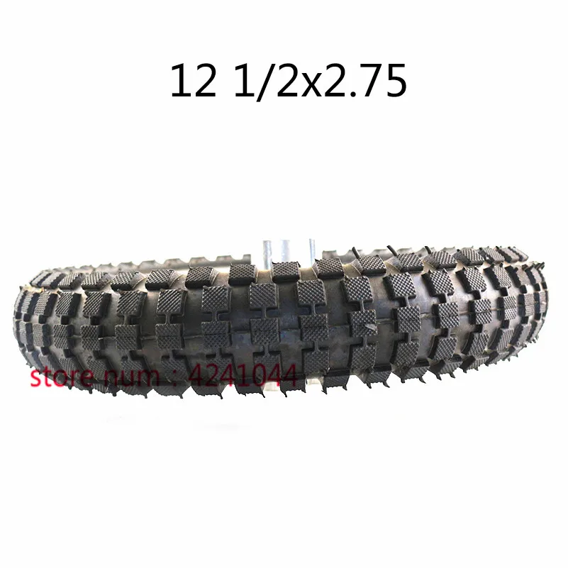12 1/2x2,75 передние и задние колеса в сборе 12 1/2X2,75 шины для бритвы Dirt Bike Rocket MX350 MX400 мини Dirtbike