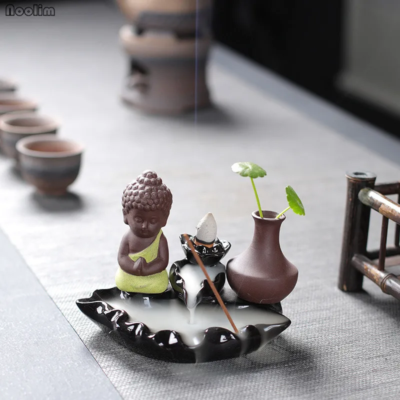 Керамическая горелка для благовоний Little Monk держатель ароматических палочек с