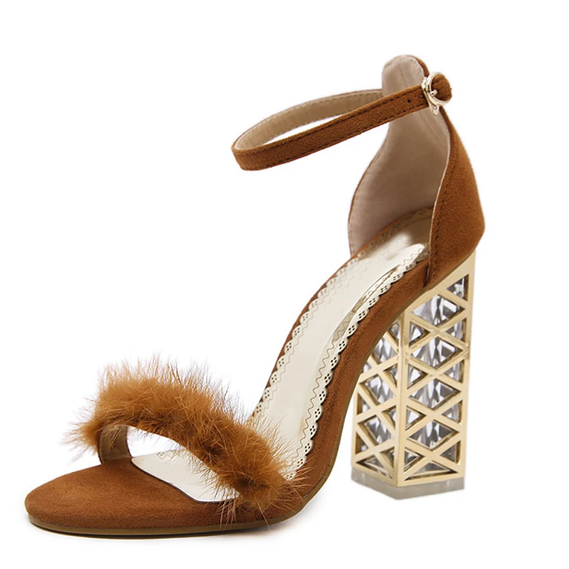Sandalias mujer Женские Босоножки на каблуке Летняя обувь Свадебные туфли высоком