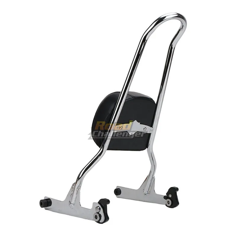Хромированная мотоциклетная съемная спинка стойка для Harley Fatboy LO FLSTF Softail FXST FLST CVO